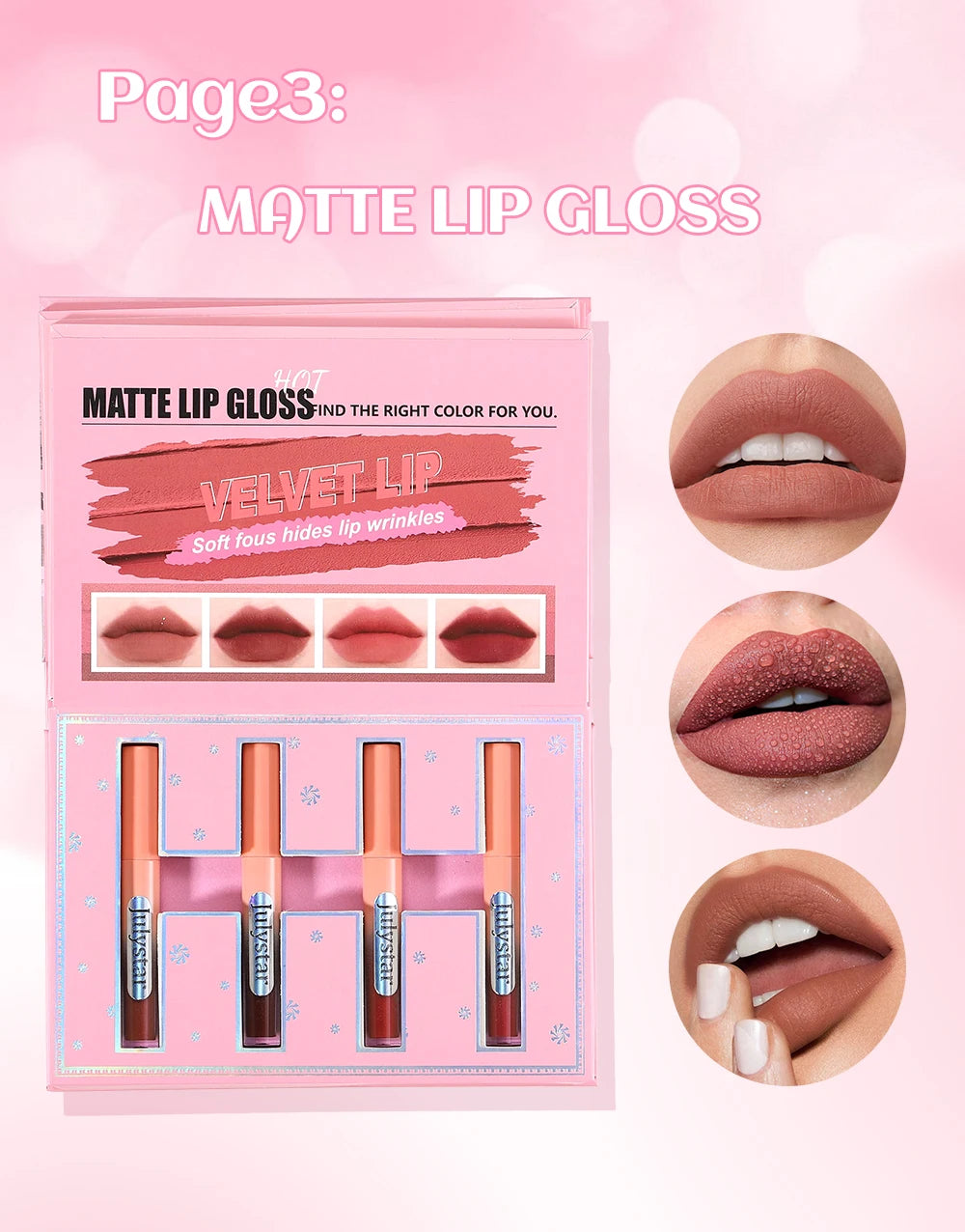 Livro Mágico de Maquiagem Três em Um: Paleta de Sombras com 24 Cores, Blush em Pó, Iluminador Facial e Gloss Labial Integrados