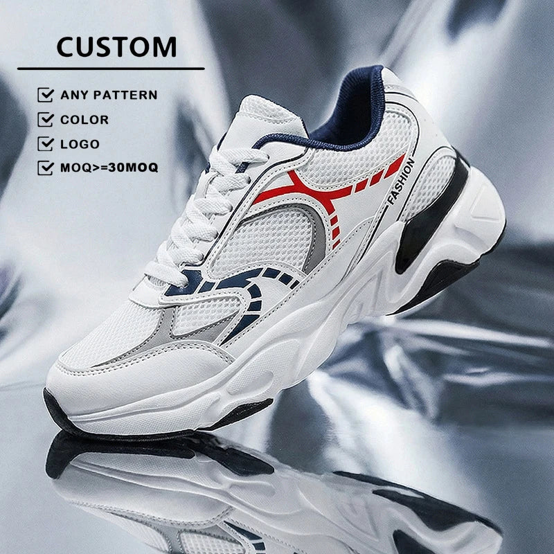 Men's Casual Shoes Sneakers New Styles Training Shoes Non slip Low Top Sports Shoes for Running
