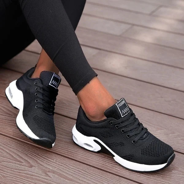 Tênis Feminino Esportivo Respirável — Leve, Casual e Confortável para Corrida e Caminhada