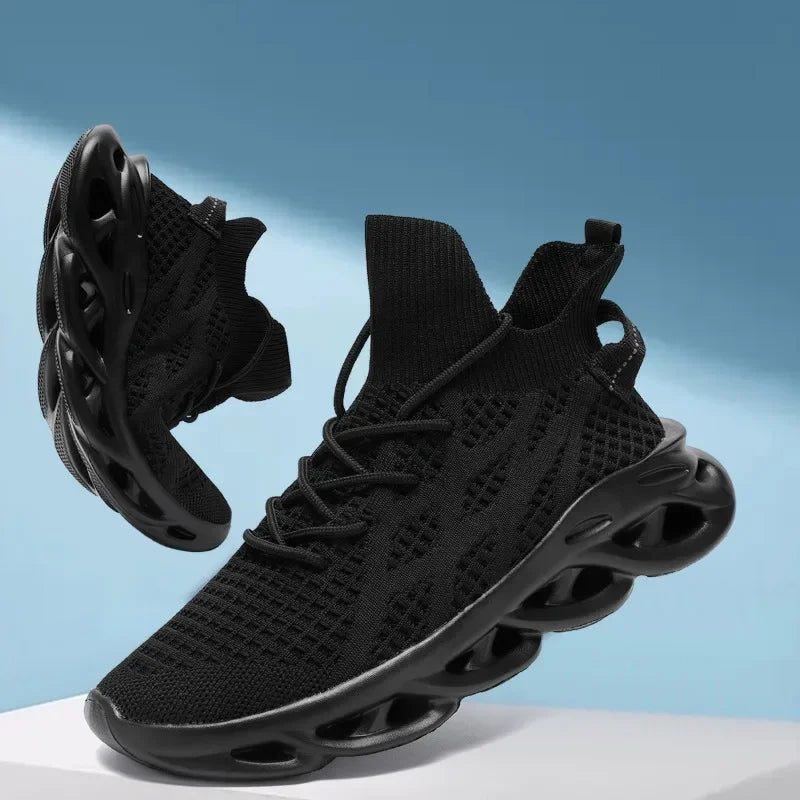 DZNAN HZ034 Fashion Men Running  Sneakers Male Tenis Luxury Designer Mesh Breathable Casual Blade Cushioning Sports