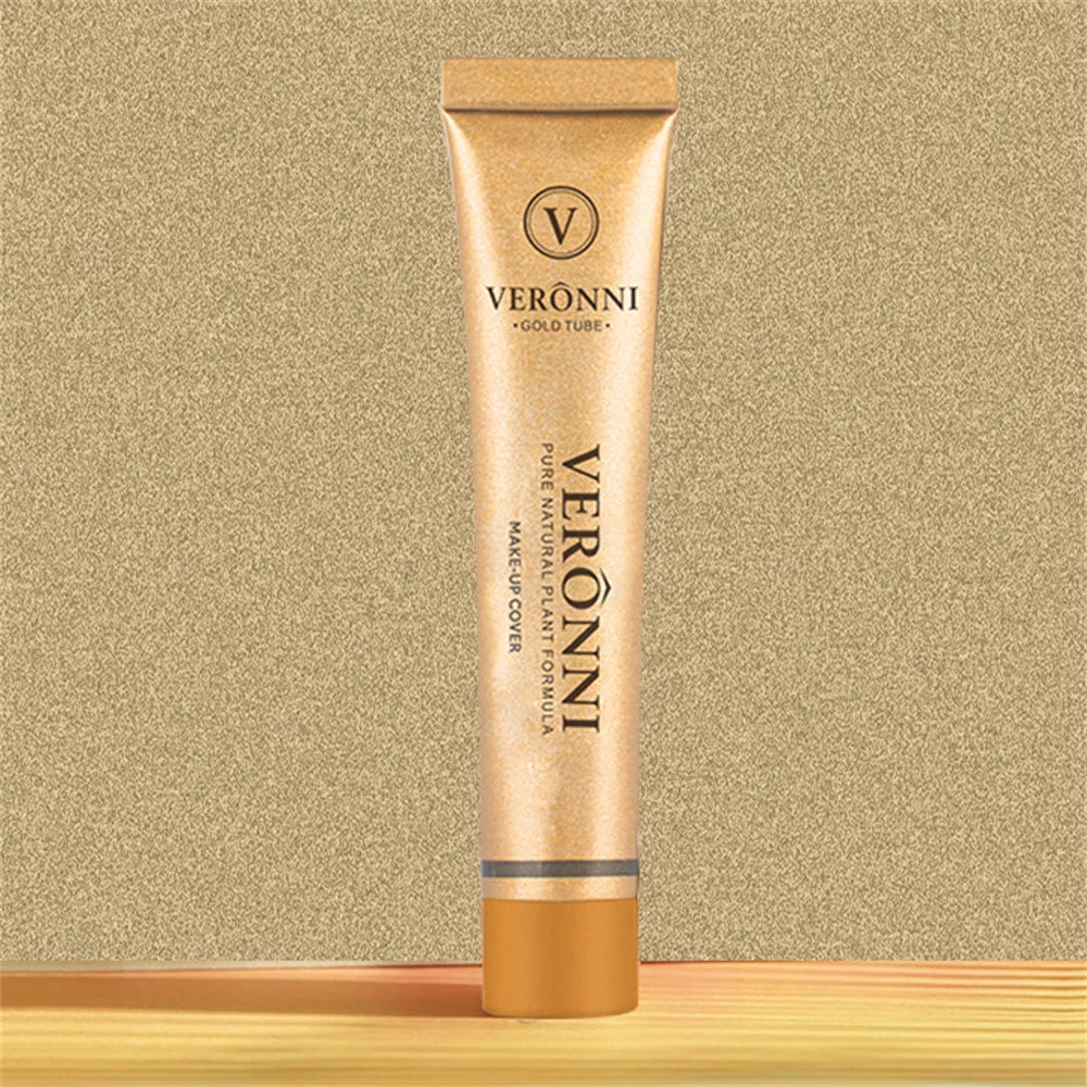 Veronni marca maquiagem corretivo líquido 30g impecável à prova dwaterproof água corpo tatuagem maquiagem capa fundação rosto cosméticos compõem base