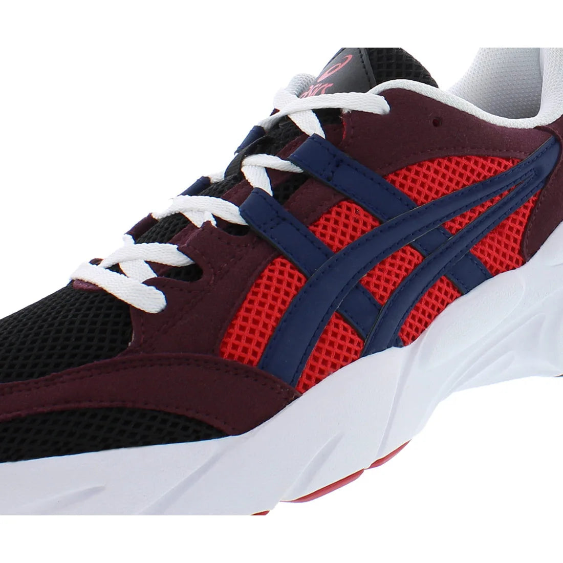 ASICS Men's Gel-BND Custom Sneakers High Quality Breathable Sport Shoes in Burgundy/Red Color for All Seasons Rubber Insole