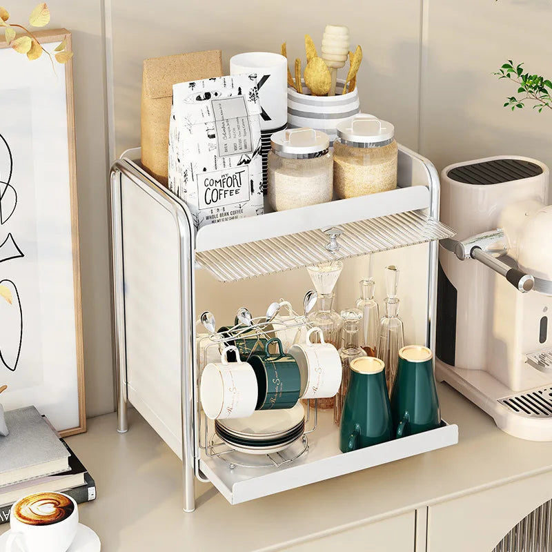 Organizadores de Maquiagem de Mesa, Caixa de Armazenamento de Cosméticos de Luxo Leve, Armário de Armazenamento à Prova de Poeira, Rack de Armazenamento para Cuidados com a Pele no Banheiro