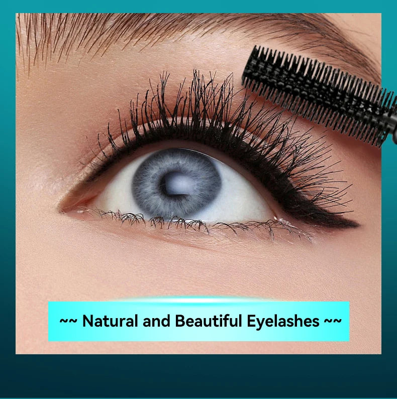 Máscara para cílios, à prova d'água e suor, de secagem rápida e anti-manchas, maquiagem de longa duração, crie maquiagem de olhos espessa e natural.