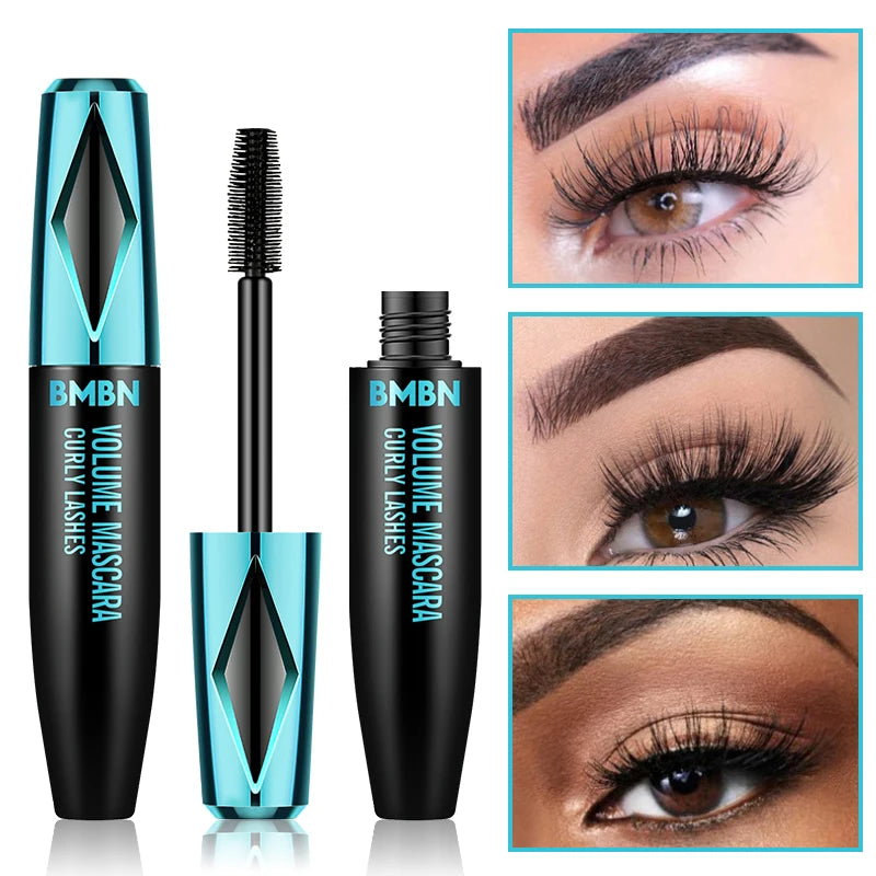 Máscara para cílios, à prova d'água e suor, de secagem rápida e anti-manchas, maquiagem de longa duração, crie maquiagem de olhos espessa e natural.