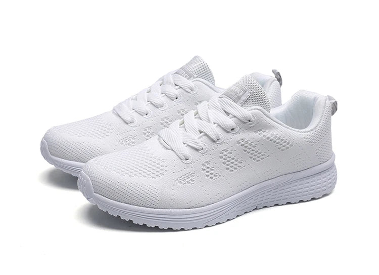 Tênis Feminino Plataforma Fashion 2025 — Casual, Estiloso e Confortável com Cadarço